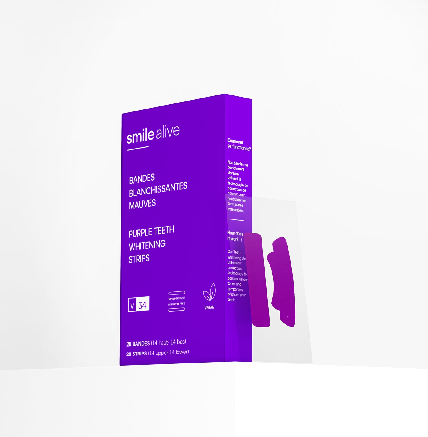 Smile Alive- Purple Whitening Strips