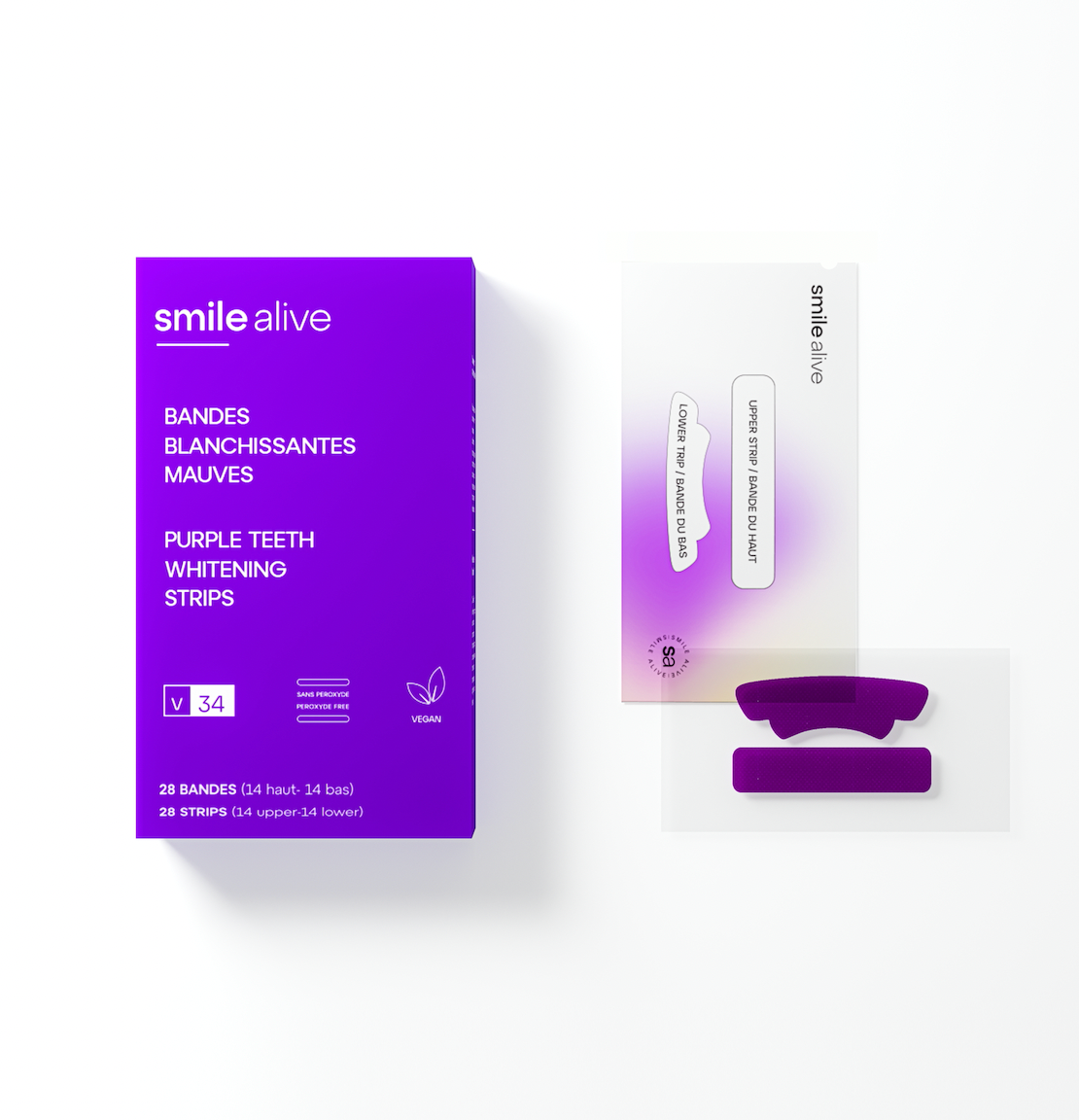 Smile Alive- Purple Whitening Strips